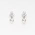 Dangle Heart Silver Earring