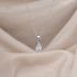Brilliant Bear Stone Silver Necklace