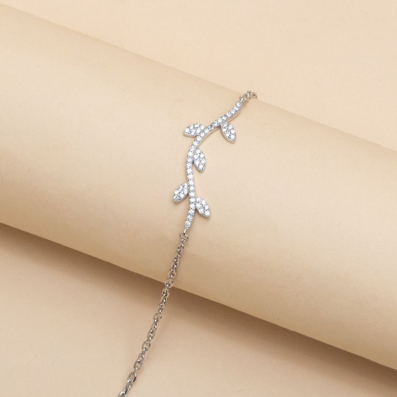 Tree Branch Silver Bracelet