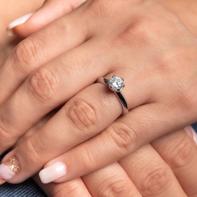 Simple Silver Wedding Ring