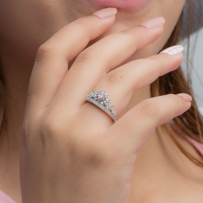 Princess Crown Silver Ring