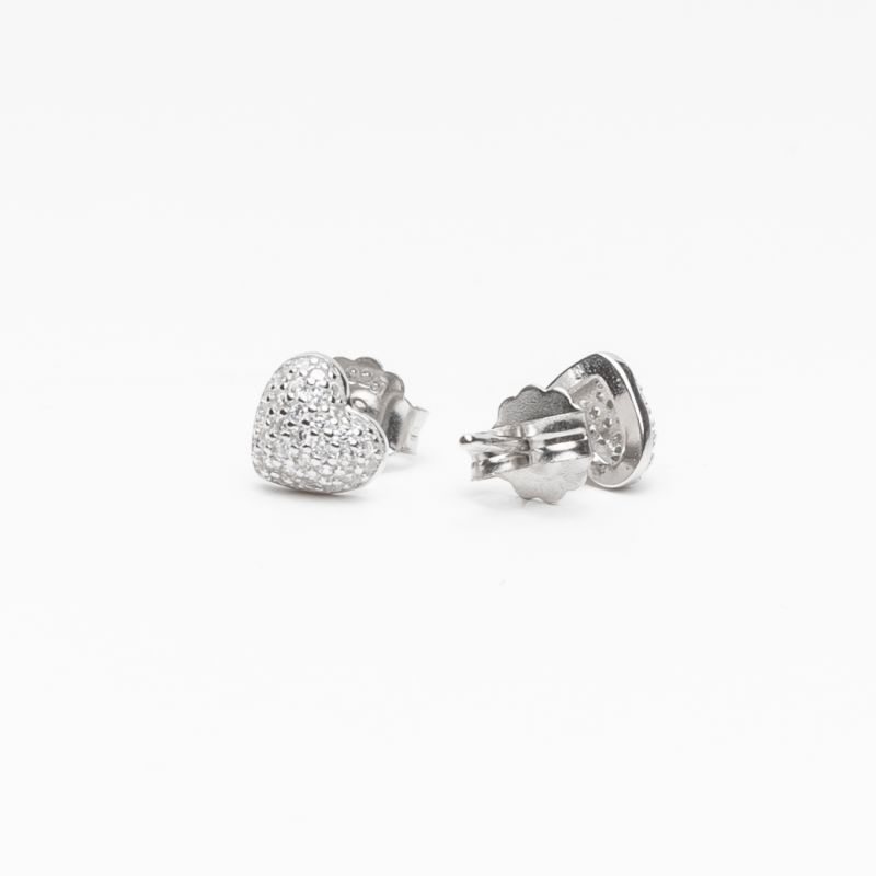 Heart Silver Earring