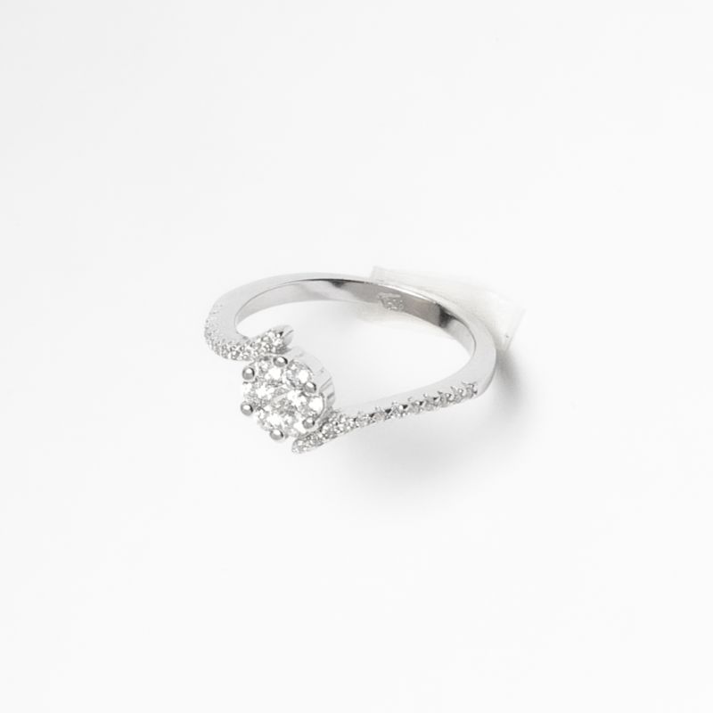 Bouquet Rose Silver Ring