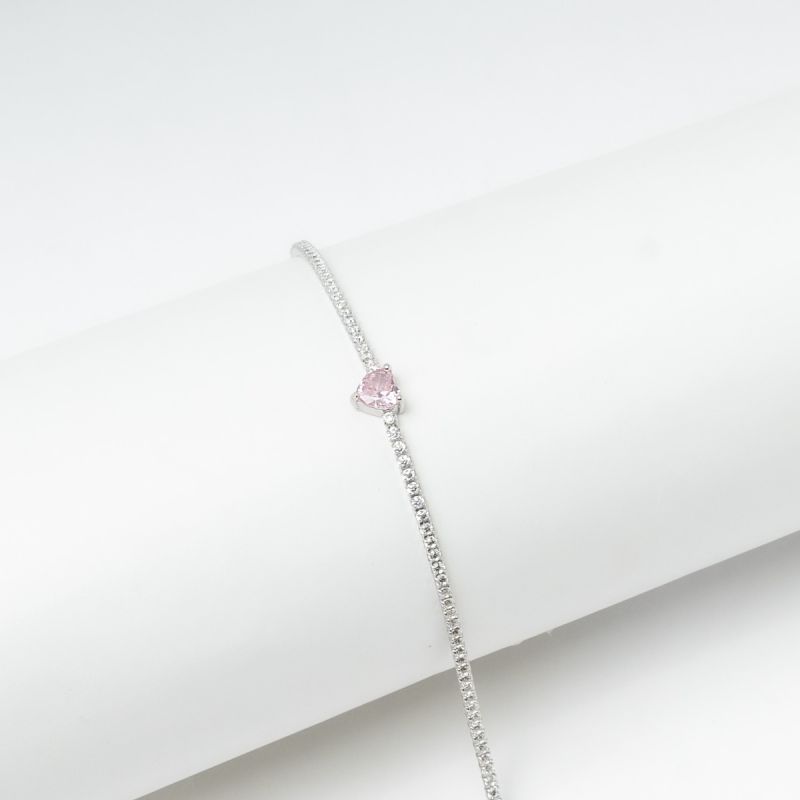 Tennis Love Spark Silver Bracelet