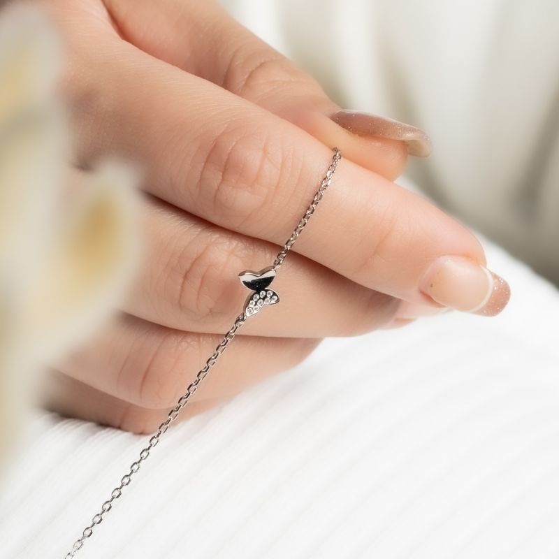 Butterfly Wings Silver Bracelet