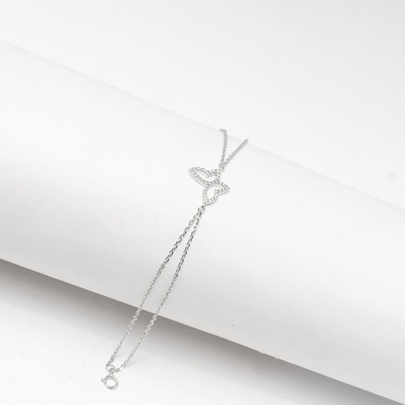 Majestic Butterfly Silver Bracelet
