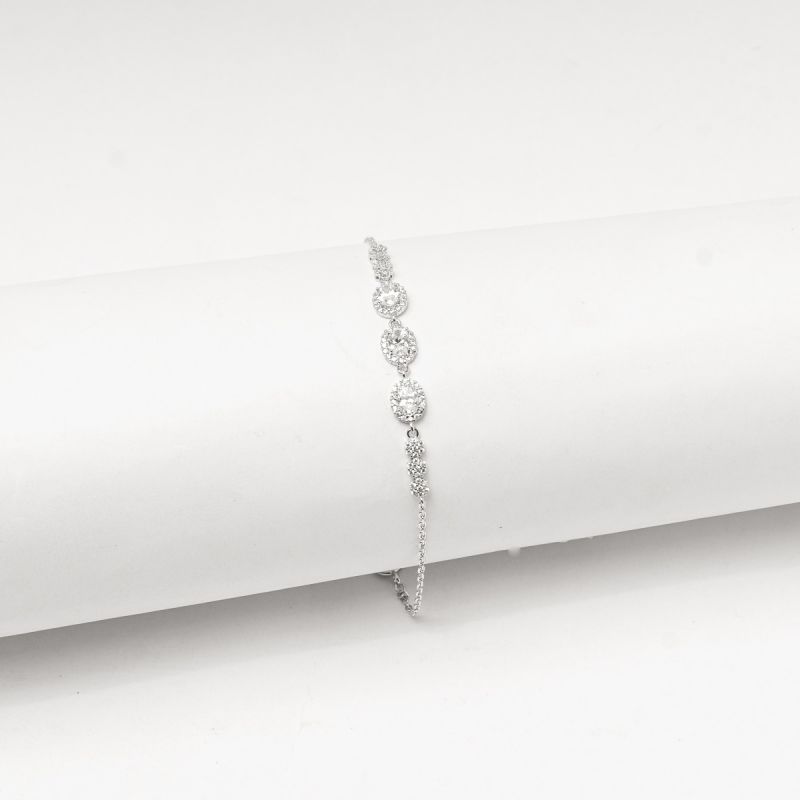 Brilliant Sparkle Silver Bracelet