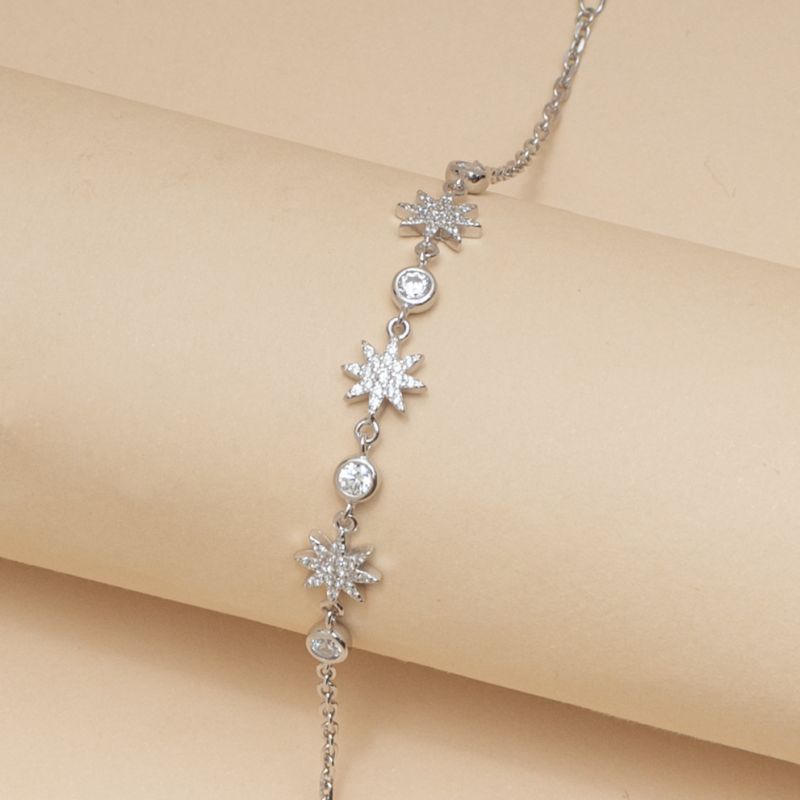 Delicate Stars Silver Bracelet